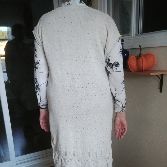 Knitted long west custom made size L-XL VIDEO - Picture 11 of 13